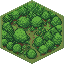 Forest terrain tile